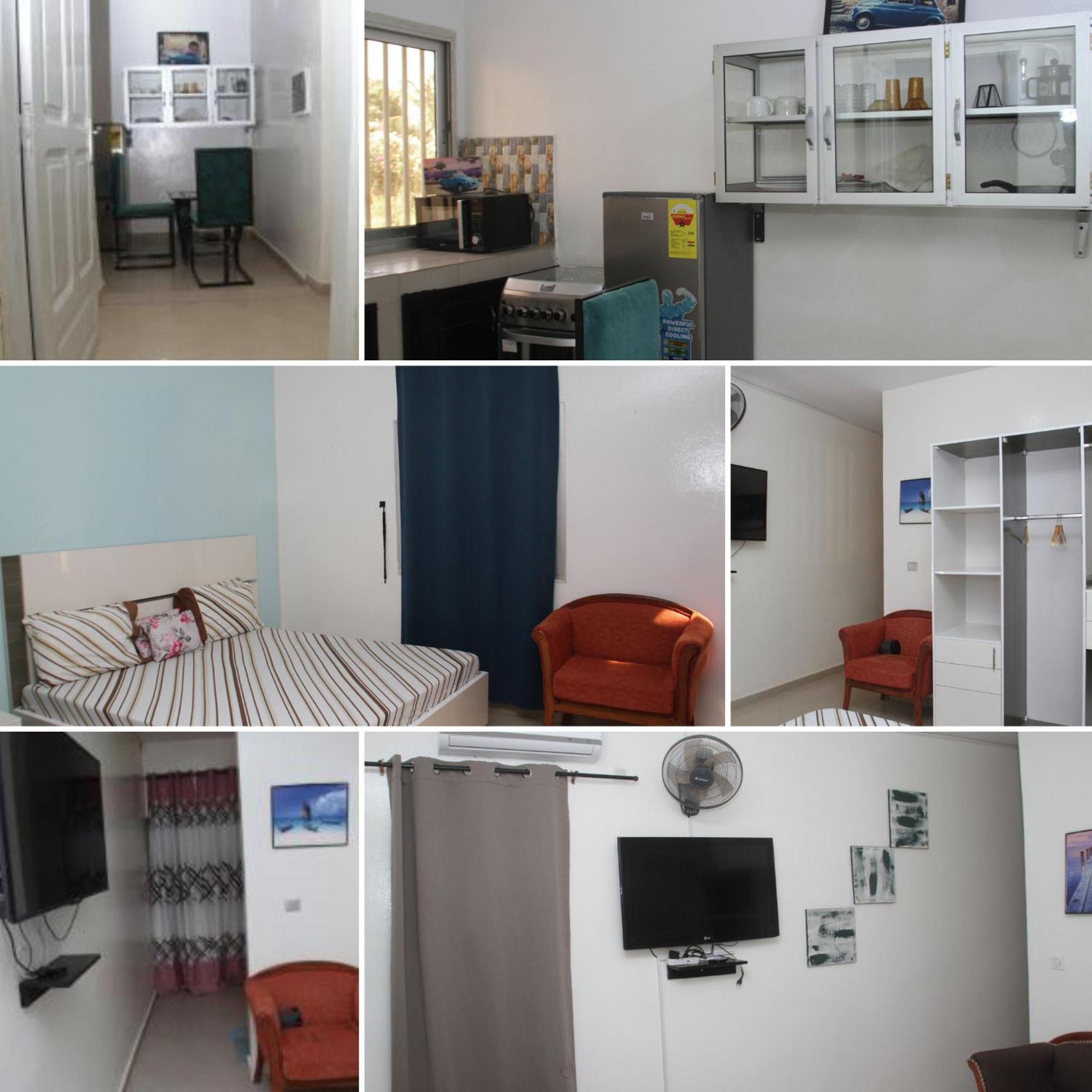 " Le Nid Douillet ", Un Fabuleux Studio, Calme, Cosy Et Bien Climatise Au Centre De Saly Ngoại thất bức ảnh